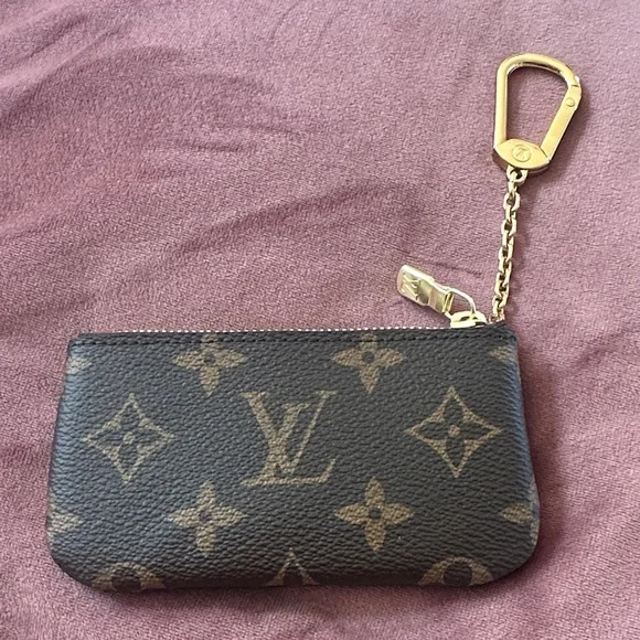 Louis Vuitton Brown Monogram Key and Card Holder Pouch - Picture 1 of 7
